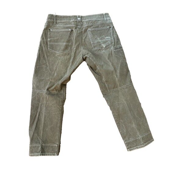 Kuhl Mens Pants Gray 38X30 Crag Vintage Patina Dye Distressed Casual Brown - Picture 2 of 14